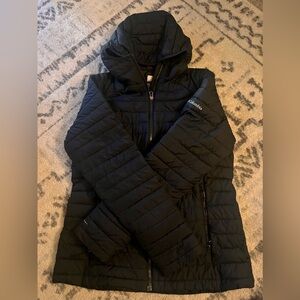 EUC COLUMBIA PUFFER JACKET SZ L IN BLACK!